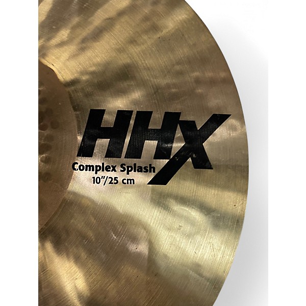 Used SABIAN Used SABIAN 10in hhx complex splash Cymbal 28