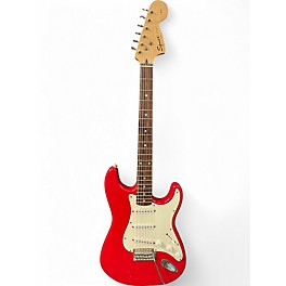 Used Squier Affinity Stratocaster Dakota Red Solid Body Electric Guitar