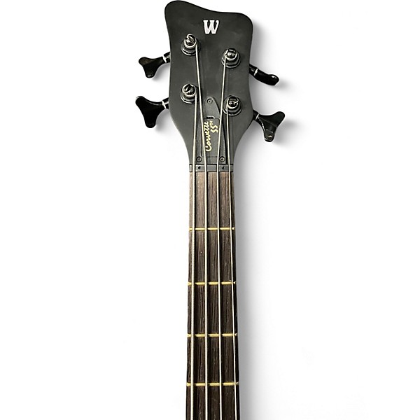 Used 2008 Warwick Corvette $$ Double Buck 4 String Nirvana Black Oil Electric Bass Guitar