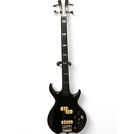Vintage 1970s Kramer DMZ 5000 Black Electric Bass Guitar