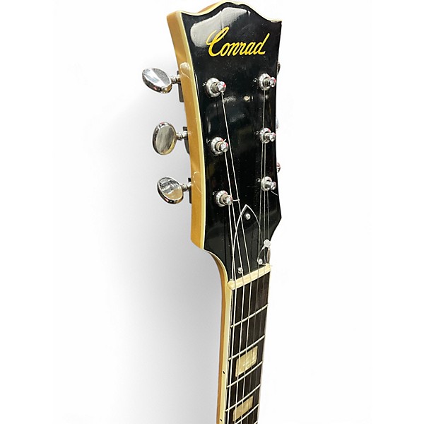 Vintage 1970s Conrad 40080 Sunburst Hollow Body Electric Guitar