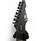 Used Ltd M-1008MS FLAME TRANS BLACK Solid Body Electric Guitar