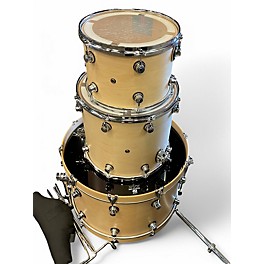 Used DW 3 Piece Performance Series Natural satin Drum Kit