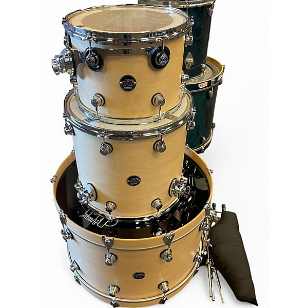 Used DW 3 Piece Performance Series Natural satin Drum Kit