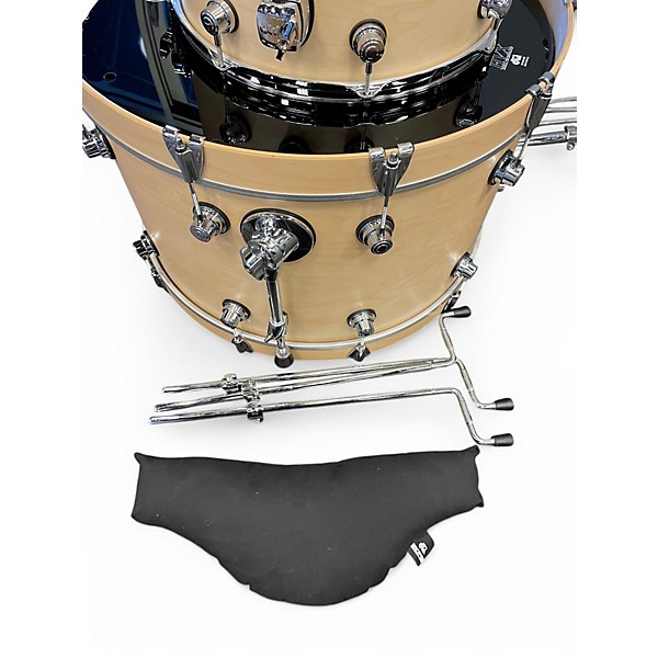Used DW 3 Piece Performance Series Natural satin Drum Kit