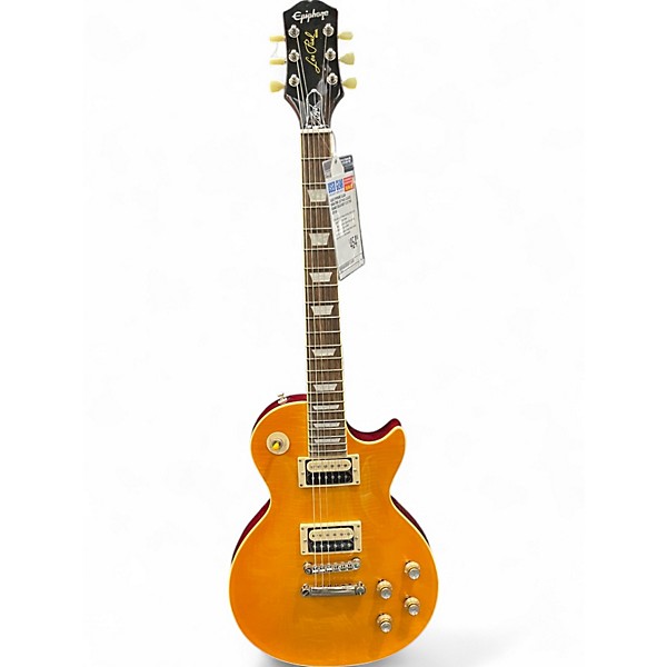 Used Epiphone Slash Signature Les Paul Classic orange Solid Body Electric Guitar,Specials : American Fashion Style Bags On Sale