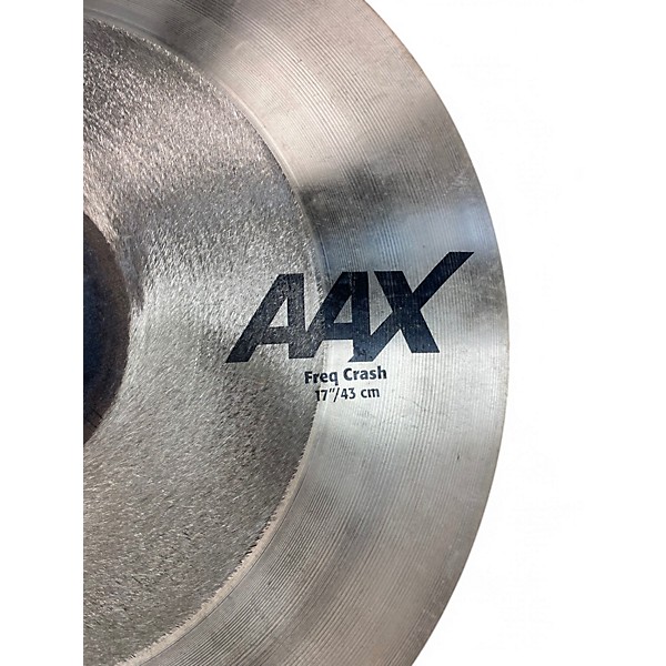 Used SABIAN 17in AAX Frequency Crash Cymbal