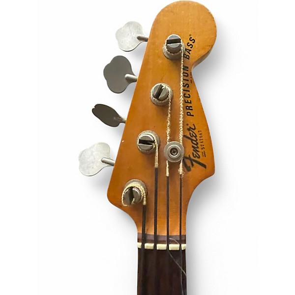 Vintage 1970s Fender Fretless P Bass Natural Electric Bass Guitar