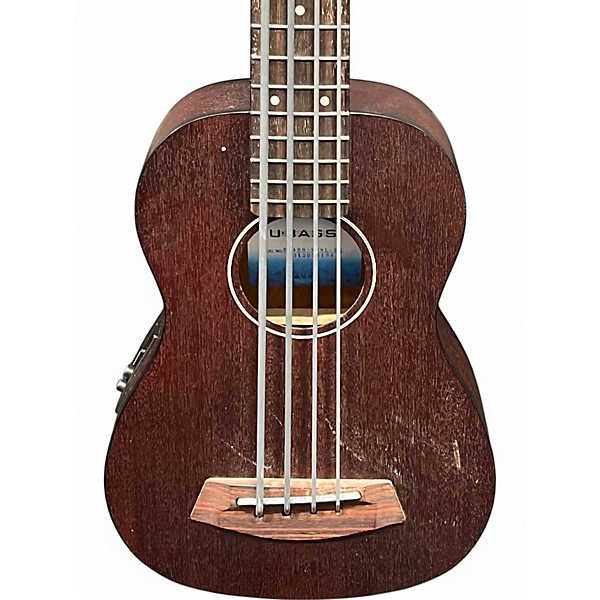 Used Kala Exotic Mahogany U-Bass Mahogany Acoustic Bass Guitar