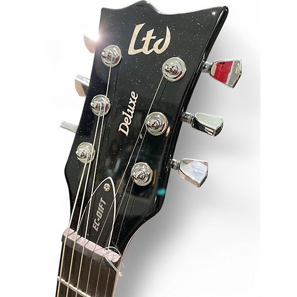 Used ESP EC-01FT Black Solid Body Electric Guitar