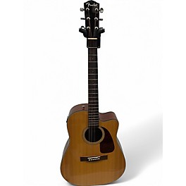 Used Fender CD140SCE Natural Acoustic Electric Guitar