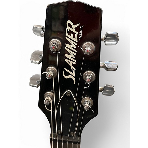 Used Hamer SLAMMER BLACK Solid Body Electric Guitar