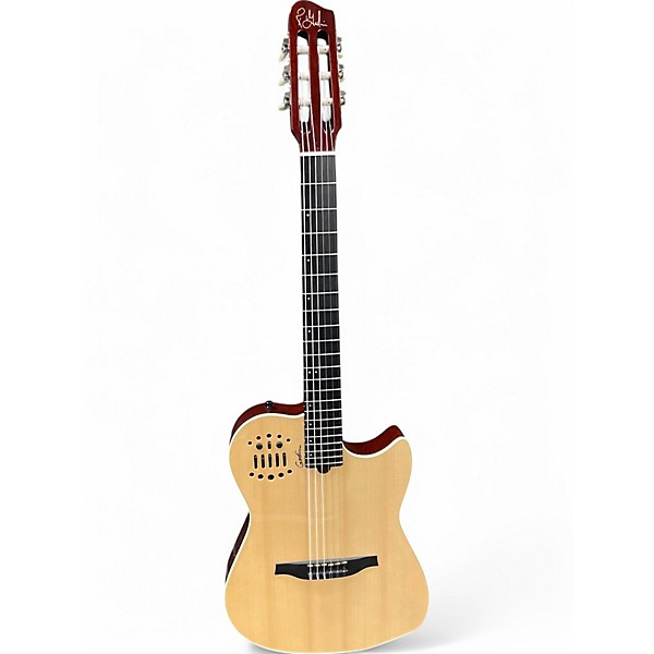 Used Godin Multiac Nylon SA Natural Classical Acoustic Electric Guitar