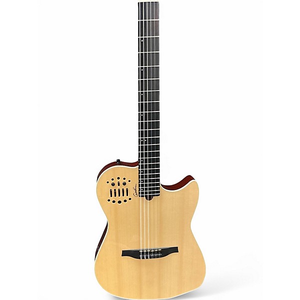 Used Godin Multiac Nylon SA Natural Classical Acoustic Electric Guitar