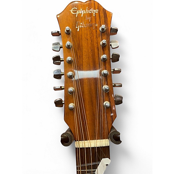 Used Epiphone pr715-12 Natural 12 String Acoustic Guitar