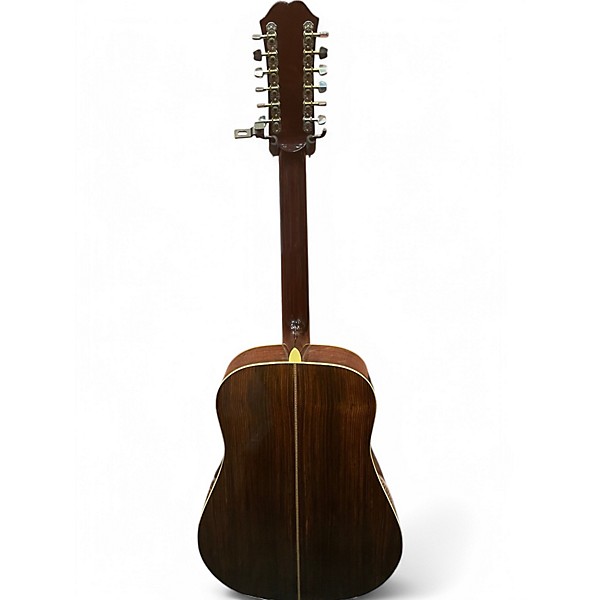 Used Epiphone pr715-12 Natural 12 String Acoustic Guitar