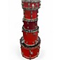 Used Ludwig 5 Piece ROCKER  RED Drum Kit thumbnail