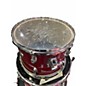 Used Ludwig 5 Piece ROCKER  RED Drum Kit