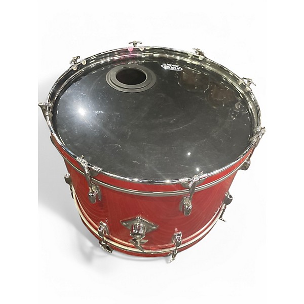 Used Ludwig 5 Piece ROCKER  RED Drum Kit