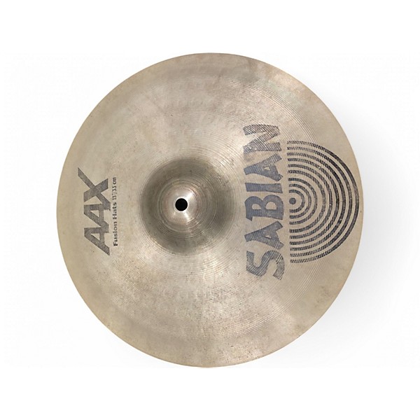 Used SABIAN 13in AAX Fusion Hi Hat Pair Cymbal