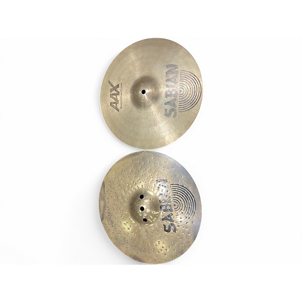 Used SABIAN 13in AAX Fusion Hi Hat Pair Cymbal