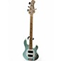 Used 2017 Ernie Ball Music Man Stingray 3 EQ HH Powder Blue Electric Bass Guitar thumbnail