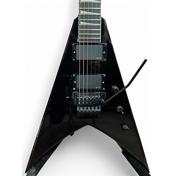 Used Jackson Pro King V KV Black Solid Body Electric Guitar