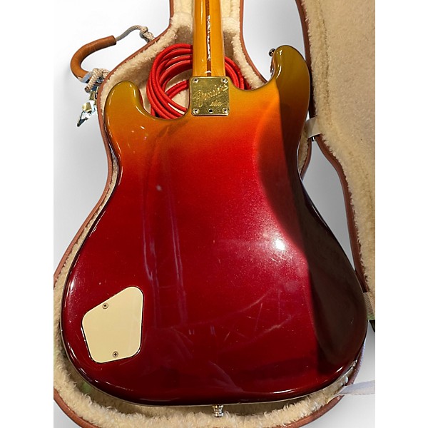 Vintage 1983 Fender American Elite Stratocaster Red Gold Fade Solid Body Electric Guitar