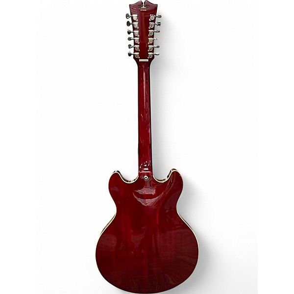 Used D'Angelico Premier Series 12-STRING HOLLOWBODY Wine Red Hollow Body Electric Guitar