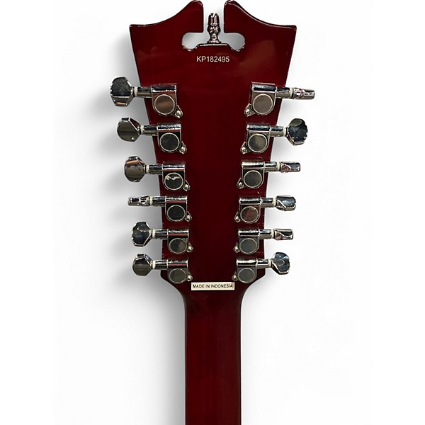Used D'Angelico Premier Series 12-STRING HOLLOWBODY Wine Red Hollow Body Electric Guitar