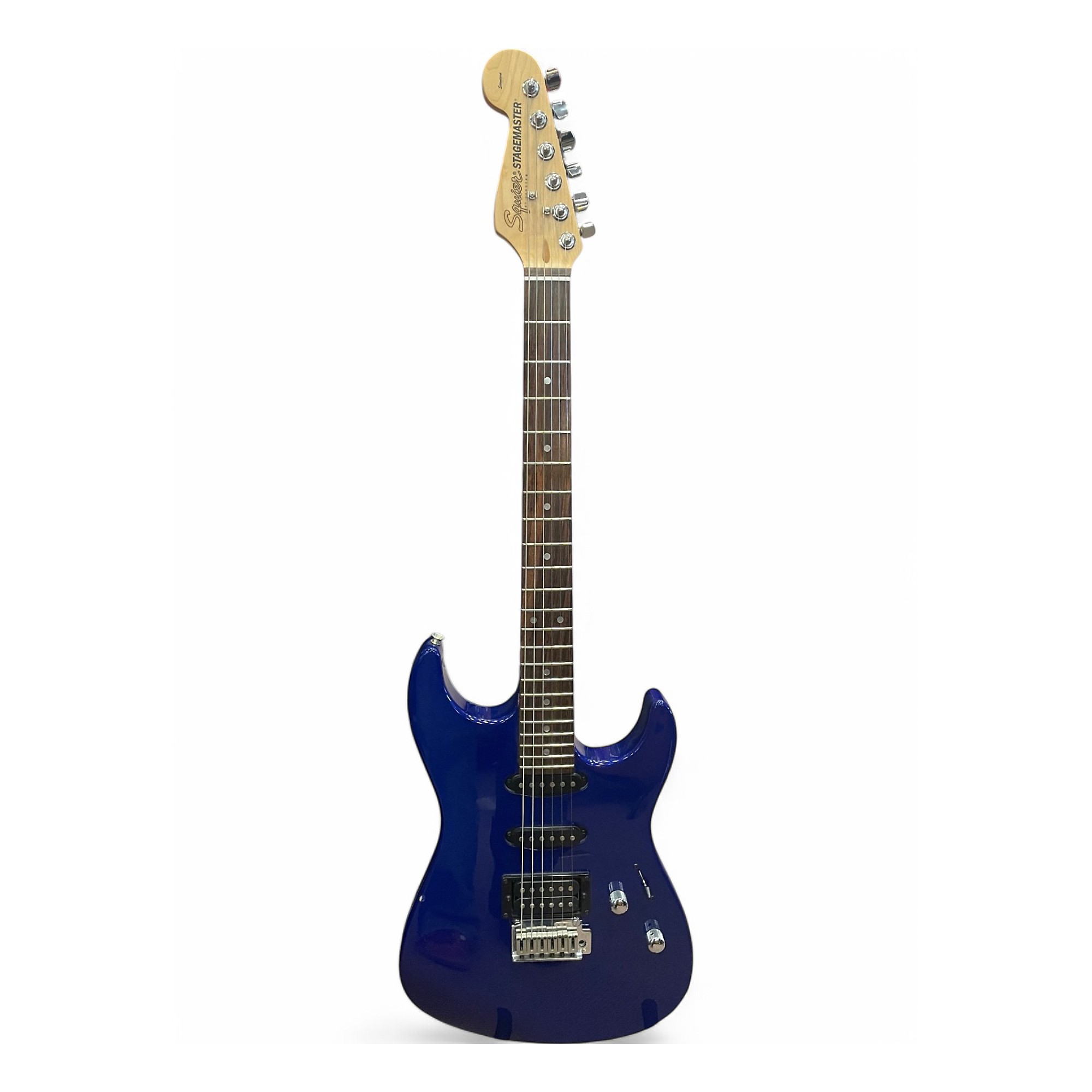 Used Squier STAGEMASTER BLUE Solid Body Electric Guitar BLUE