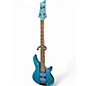 Used Schecter Guitar Research C4 GT Satin Trans Blue Electric Bass Guitar thumbnail