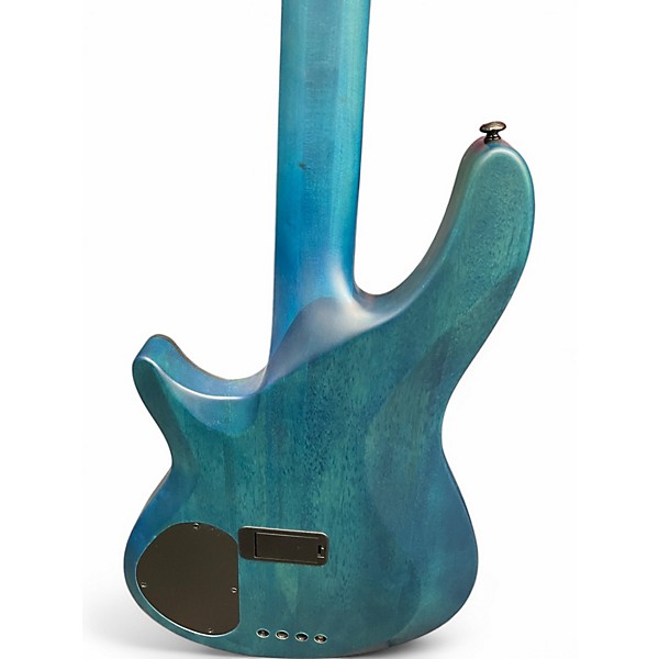 Used Schecter Guitar Research C4 GT Satin Trans Blue Electric Bass Guitar