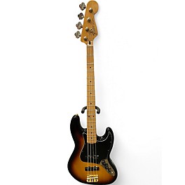 Used Fender Standard Jazz Bass Sunburst Electric Bass Guitar