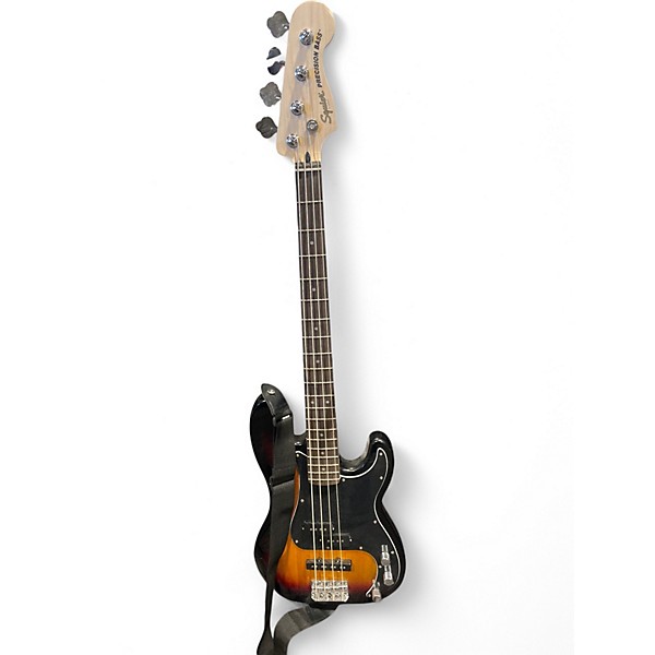 Used Squier Precision Bass Tobacco Sunburst Electric Bass Guitar