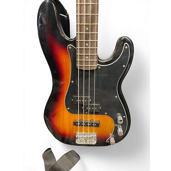 Used Squier Precision Bass Tobacco Sunburst Electric Bass Guitar
