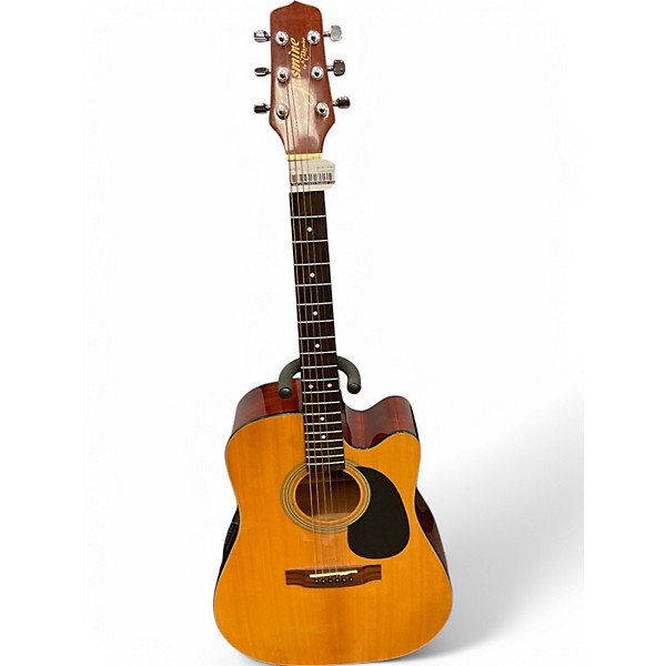 Used Jasmine ES45C Natural Acoustic Electric Guitar