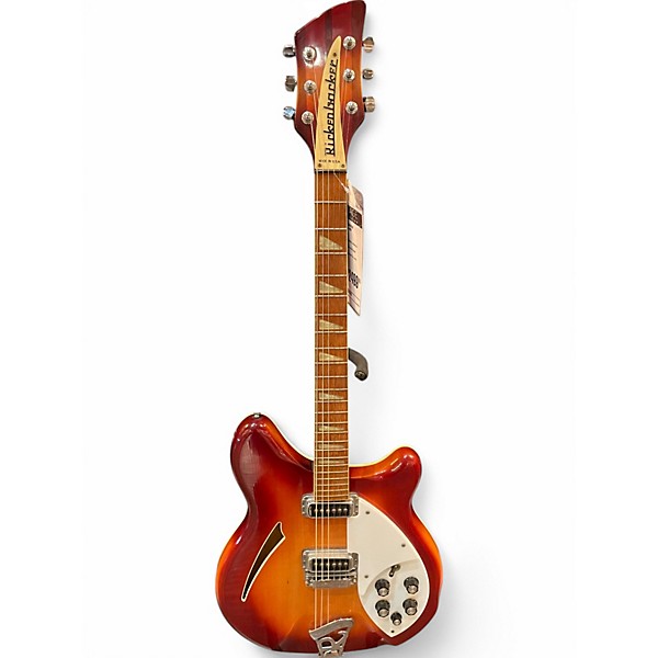 Vintage 1982 Rickenbacker 360 Fireglo Hollow Body Electric Guitar