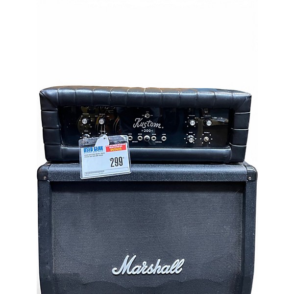 Used Kustom 200 B1 Solid State Guitar Amp Head