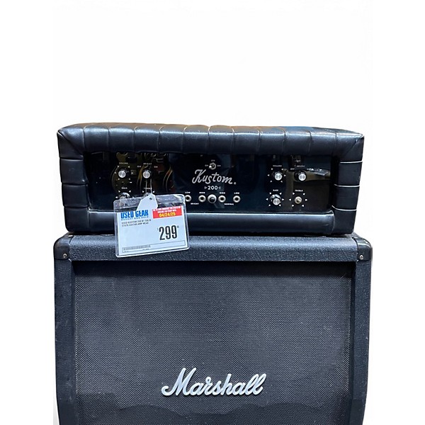 Used Kustom 200 B1 Solid State Guitar Amp Head