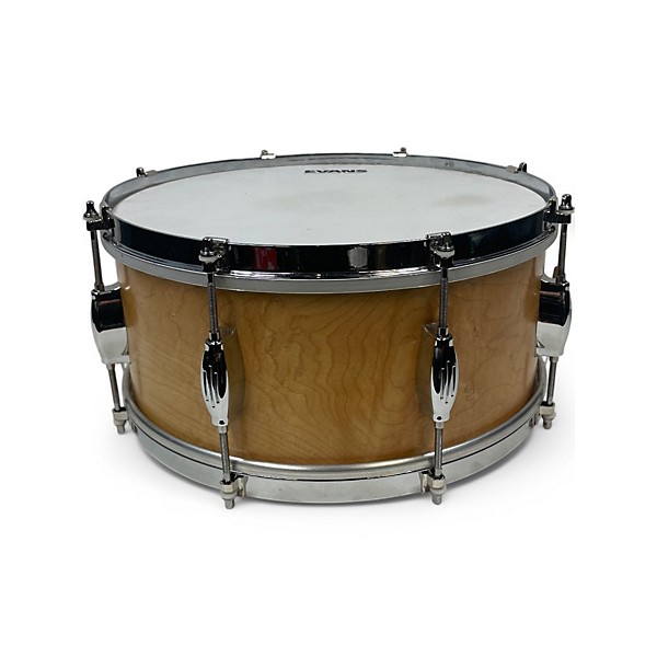 Used 2007 Dunnett 6.5X14 GEORGE WAY ADVANCE MAPLE NATURAL FLAME MAPLE Drum
