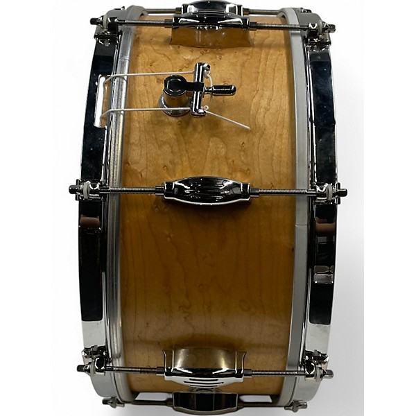 Used 2007 Dunnett 6.5X14 GEORGE WAY ADVANCE MAPLE NATURAL FLAME MAPLE Drum