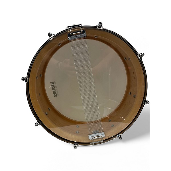 Used 2007 Dunnett 6.5X14 GEORGE WAY ADVANCE MAPLE NATURAL FLAME MAPLE Drum