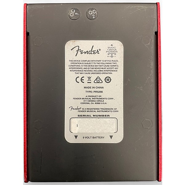 Used 2017 Fender SANTA ANA OVERDRIVE Effect Pedal