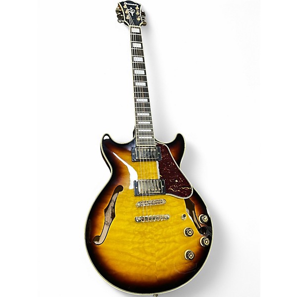Used Ibanez AM93 Artcore Sunburst Hollow Body Electric Guitar