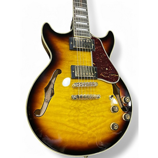 Used Ibanez AM93 Artcore Sunburst Hollow Body Electric Guitar