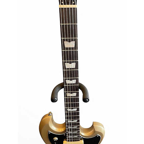 Used Vega Baum Carve Gold Solid Body Electric Guitar