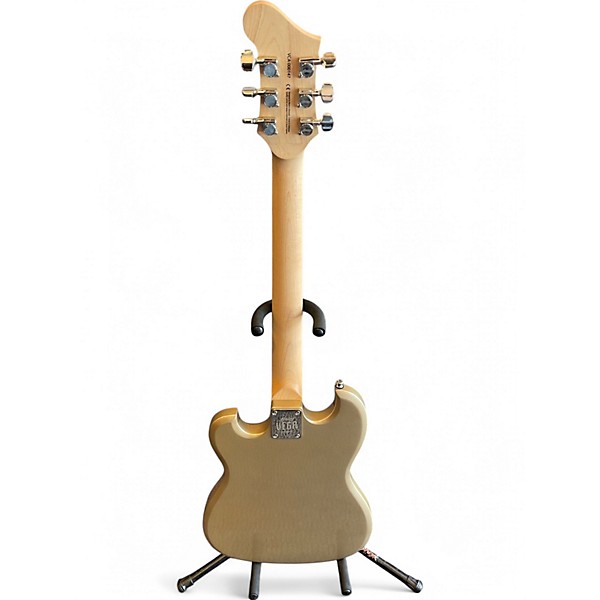 Used Vega Baum Carve Gold Solid Body Electric Guitar