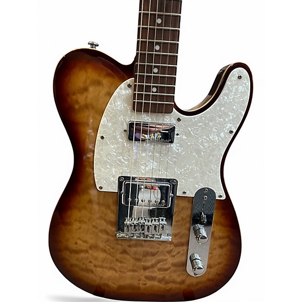 Used Michael Kelly MK555CEPRO Caramel Burst Solid Body Electric Guitar