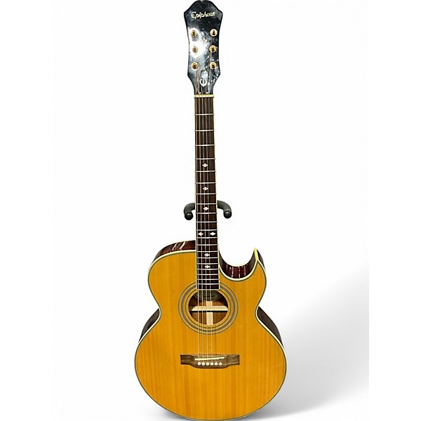 Used Epiphone PR5E Natural Acoustic Electric Guitar,New Products : American Fashion Style Bags On Sale